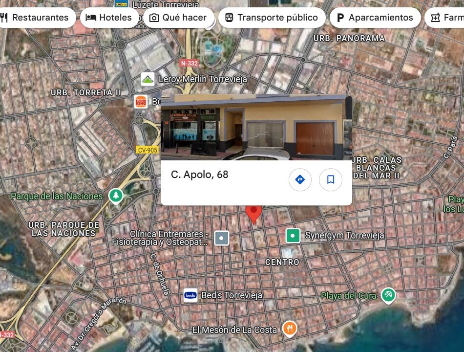 mapa Apolo 68_ garaje
